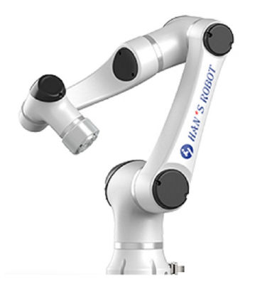 Braço colaborador do robô com 6 linha central Hans E5 e uso para soldar e moer do robô de soldadura do mig