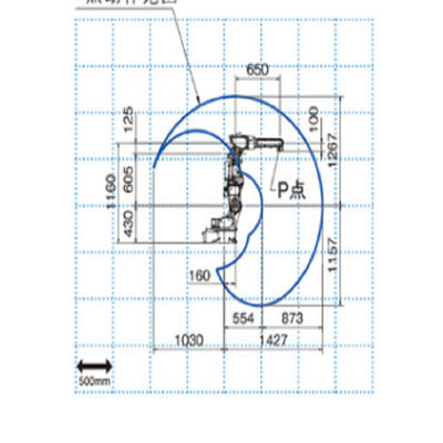 braço do robô de soldadura do cnc de OTC FD-V6S 7axis da máquina de soldadura do mag do mig e robô industrial apropriados para a sagacidade de embalagem da arco-soldadura