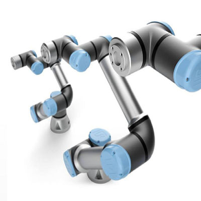 Robô colaborador UR10e com cobot de 6 linhas centrais e alcance do maxmium 1300 milímetros e playload 10kg para o robô de soldadura do mig