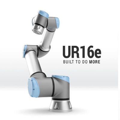 Robô colaborador UR16e com cobot de 6 linhas centrais e alcance 900mm do maxmium e playload 16kg para o robô de soldadura do mig