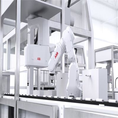 Conjunto do braço do robô industrial da linha central de ABB IRB120 6 que segura o alcance de embalagem 580mm da carga útil 3Kg do robô da colheita com ICR5 Contro
