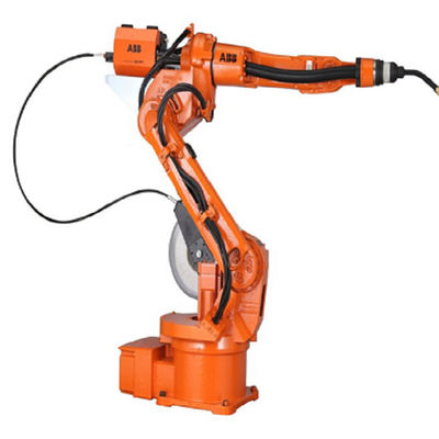Carga útil IRB1410 da linha central 5kg do braço 6 do robô como os soldadores de alta frequência comprimem a máquina de soldadura do arco