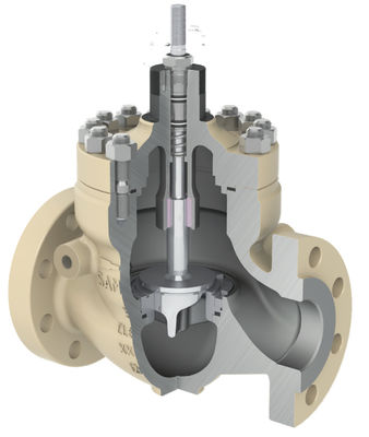 Samson Globe Valve 3251combination com os atuadores para regular o caudal ou a temperatura