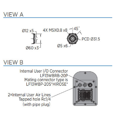 O braço do robô da linha central GP7 6 para a carga útil entregando material 7kg alcança o robô entregando material rápido e exato de 927mm