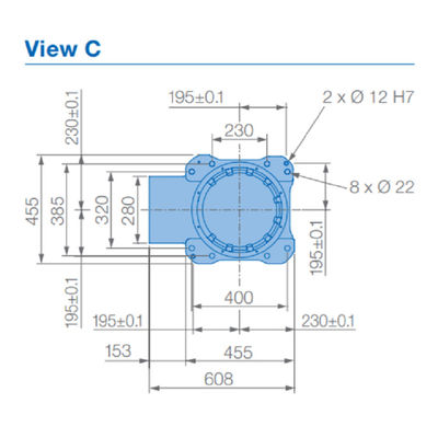 6 alcance 2061mm da carga útil 50kg do braço GP50 do robô da linha central para entregar material