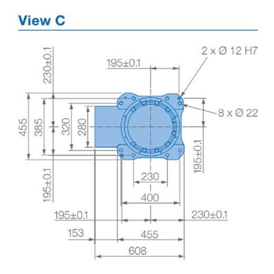 6 alcance 2236mm da carga útil 110kg do braço GP110 do robô da linha central para entregar material