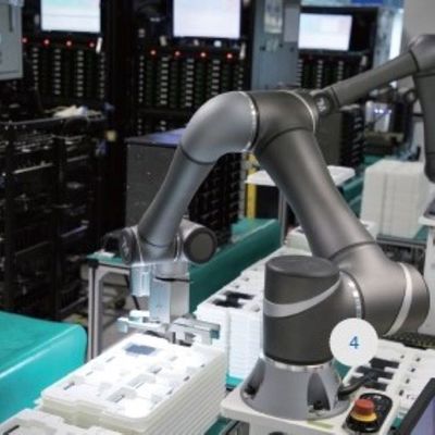 Braço robótico industrial da automatização de 6 linhas centrais o robô Tm5 colaborador