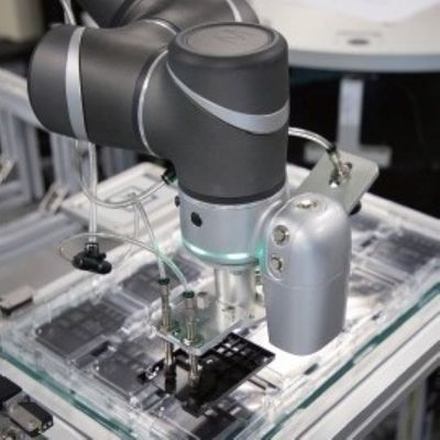 Braço robótico industrial da automatização de 6 linhas centrais o robô Tm5 colaborador