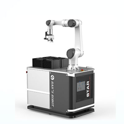 Plataforma móvel da estrela de 6 Han do robô do braço de linha central que segura o robô Cobot programável