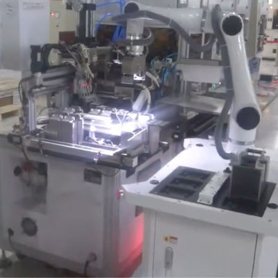 Plataforma móvel da estrela de 6 Han do robô do braço de linha central que segura o robô Cobot programável