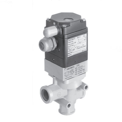 Válvula de solenoide de Samson Type 3963 para controlar o atuador pneumático