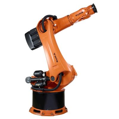 A carga útil R2830 729kg do KR 600 alcança 2826mm robô Palletizing de 6 linhas centrais