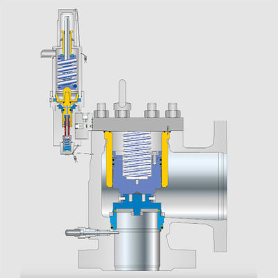 O tipo 821 eficiência elevada modula o piloto Operated Safety Valve da ação