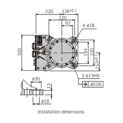 A carga útil 7kg de S010N alcança 930mm braço do robô do manipulador do design compacto de 6 linhas centrais
