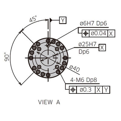A carga útil 7kg de S010N alcança 930mm braço do robô do manipulador do design compacto de 6 linhas centrais