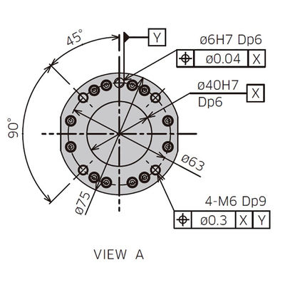 A carga útil 10kg de RS010L alcança 1925mm robô de alta velocidade da embalagem do design compacto de 6 linhas centrais