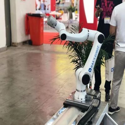 Braço Robótico Colaborativo 6 Eixo Elfin E03 Com Posicionador de Soldadura CNGBS Para Automatização de Robôs de Soldadura