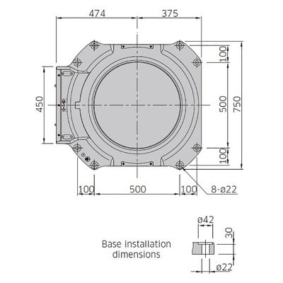 A carga útil 160kg da linha central de CP180L 4 alcança o robô Palletizing da alta velocidade de 3255mm
