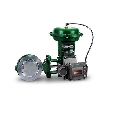 Fisher 3620J com o Positioner Eletro-pneumático deatuação dos atuadores giratórios