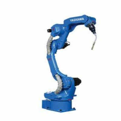 6 Axis Arm Robot Yaskawa AR1440 com posicionador de soldagem CNGBS para automação de robôs de soldagem Mig