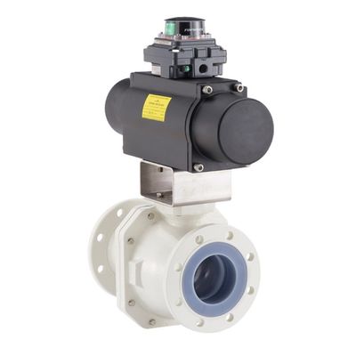 Neotecha NXR PFA alinhou válvulas de bola com padrões manuais API 609 dos atuadores