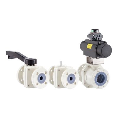As válvulas de Neotecha modelam válvulas de bola alinhada de NXR PFA de Emerson Ball Valve