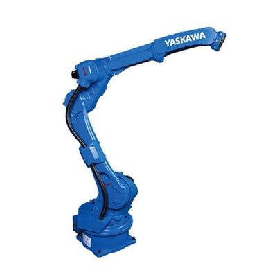Linha central Motoman AR2010 do braço 6 do robô com o alcance de 2010MM usado como o braço de solda dos manipuladores e do robô de soldadura