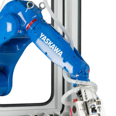 Eficiência elevada GP8 com do manipulador robótico do braço da carga útil 8KG o robô industrial como o equipamento do transporte de materiais