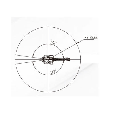 Carregando e descarregando o robô com alcance de 2178MM com preço do robô industrial para a máquina de polonês
