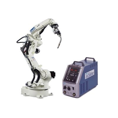 Robô industrial FD-B6 com braço robótico de carga útil de 6 kg e outros soldadores ARC DM350 como máquina de soldagem