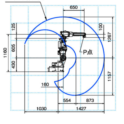 Linha central do braço 7 do robô do robô de soldadura FD-V6S para TIG Welding As Robotic Welding