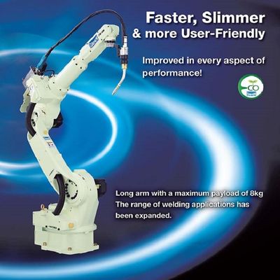 Robô robótico mais rápido e de Slimer de solda de FD-V8L com a carga útil 8KG como o outro equipamento de soldadura para a soldadura