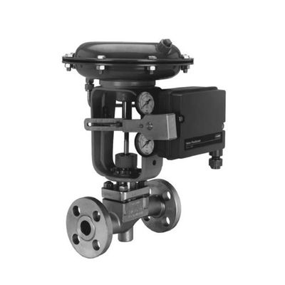 O Positioner 3660 pneumático do controlador de válvula For Single Acting funciona com a válvula de bola como o Positioner da válvula