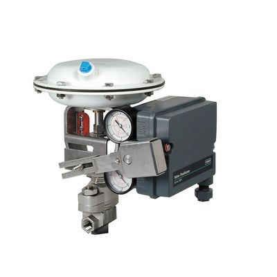 O Positioner 3660 pneumático do controlador de válvula For Single Acting funciona com a válvula de bola como o Positioner da válvula