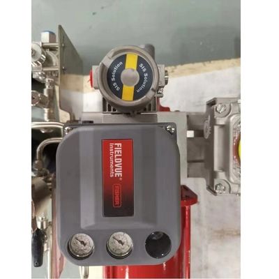 Trabalho de atuação do dobro de FIELDVUE DVC6200 SIS Digital Valve Controller For com a válvula de controle como o Positioner da válvula