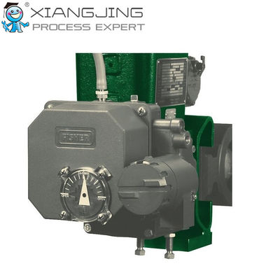 Positioner 3710 pneumático usado com os atuadores giratórios do diafragma e do pistão como as peças da válvula