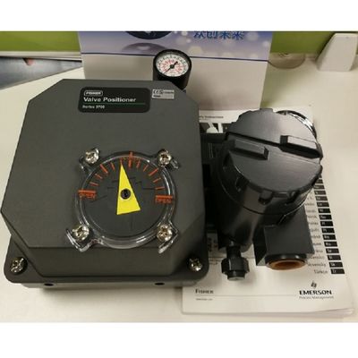 Positioner 3710 pneumático usado com os atuadores giratórios do diafragma e do pistão como as peças da válvula