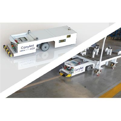 Robô do AGV da baixa altura de sentido único AGV-QRD1600 como o baixo AGV da altura usado com robô industrial
