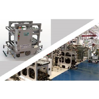 O rolo dobro AGV-GDS500/1000/2000 da maneira da carga útil alta funciona com o robô industrial como o AGV do rolo