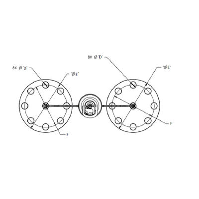 transmissor de pressão diferencial qualificado Subsea da Rosa-montagem 3251 com o transmissor de pressão da rosa-montagem