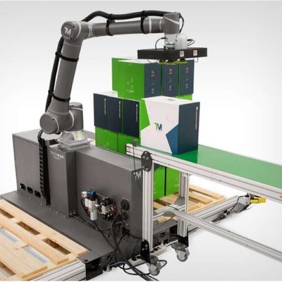 Automatização do braço robótico de soldagem OMRON TM12 6 eixos Braço robótico como robô colaborativo