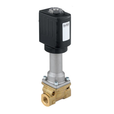 Tipo 6026 válvula do atuador com o 2/2-way Meio-separado para a ação direta da válvula de controle de Burkert