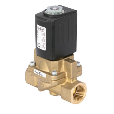 Tipo 6407 de Burkert como a válvula de pistão ajudada servo 2/2-Way apropriada para o gás e o vapor do corpo de válvula