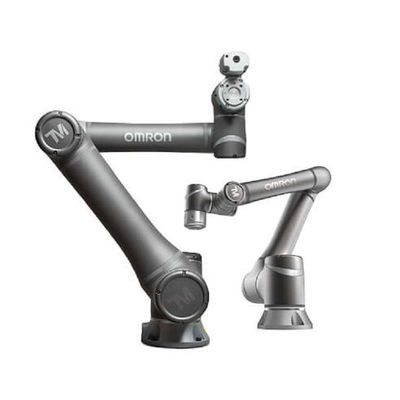 Linha central robótico colaboradora do braço OMRON TM12M Robot Arm 6 como o robô de Cobot