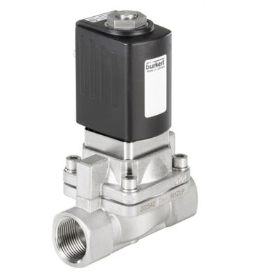 Tipo 5406 válvula de Burkert de pistão com 2/2 de maneira para Servo-ajudado usado como a válvula de solenoide