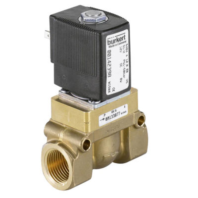 Resistente a alta pressão 3/2 Funcionando Burkert Brass Solenoide Valve 6524 Para válvulas de esferas redução de pressão
