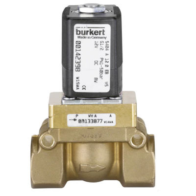 Tipo 5404 válvula de Burkert de solenoide com o 2/2-Way Servo-ajudado como a válvula de pistão das peças da válvula