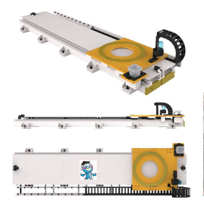 Trilho de guia linear do uso do braço do robô industrial com carga útil alta e uso de alta velocidade para o robô do abb ou o outro robô industrial
