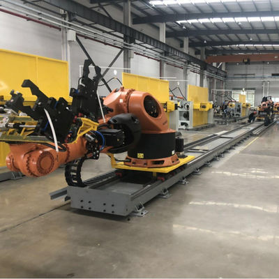 Trilho de guia linear do uso do braço do robô industrial com carga útil alta e uso de alta velocidade para o robô do abb ou o outro robô industrial
