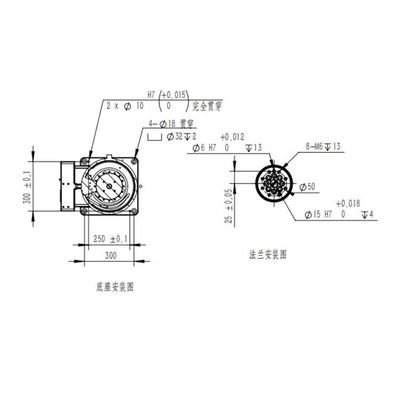 Braço robótico de 6 linhas centrais que pinta TKB4600-12KG-1435mm para a pintura como o robô de pintura